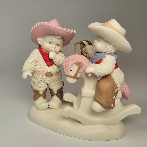 Department 56 Snowbabies Let's Pretend "Howdy Partner" 4.75" -  #56.69354 - Picture 10 of 10